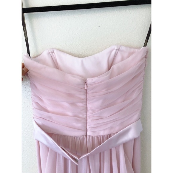 Blush pink sweetheart goddess gown - Picture 6 of 8